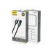 Dudao L7T USB-A - USB-C 66W кабел с LED дисплей 1m - черен