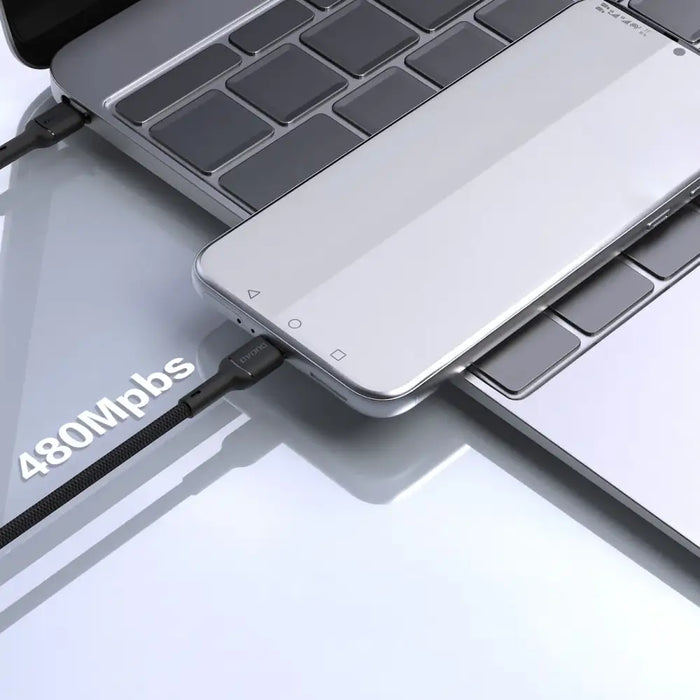 Dudao L9C 65W USB-C - USB-C 2m кабел - черен