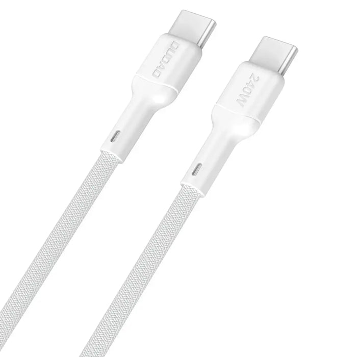 Dudao L9C Max 240W PD USB-C - USB-C 2m кабел - бял