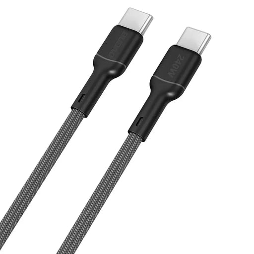 Dudao L9C Max 240W PD USB-C - USB-C 2m кабел - черен