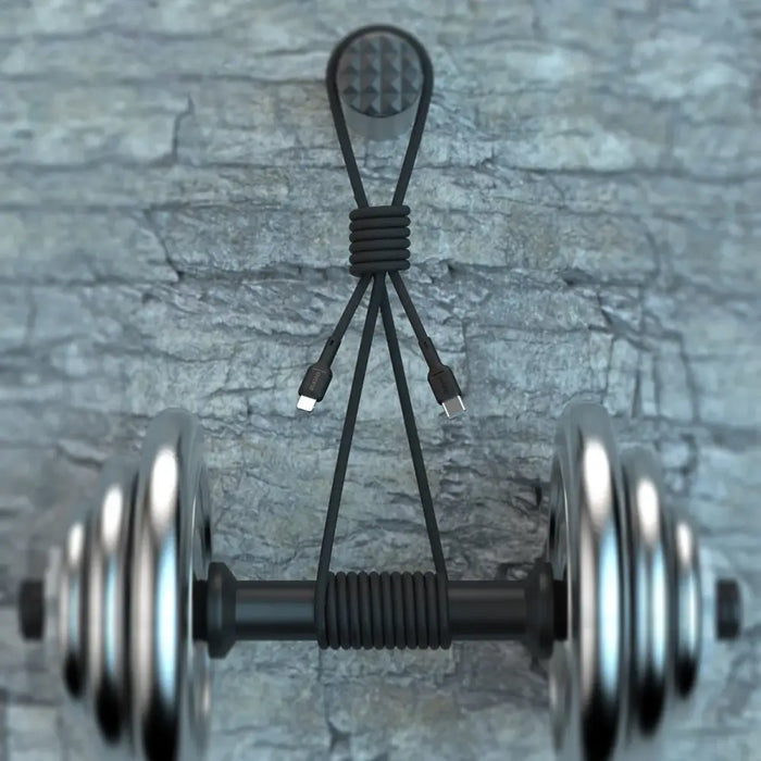 Dudao L9C Max 240W PD USB-C - USB-C 2m кабел - черен