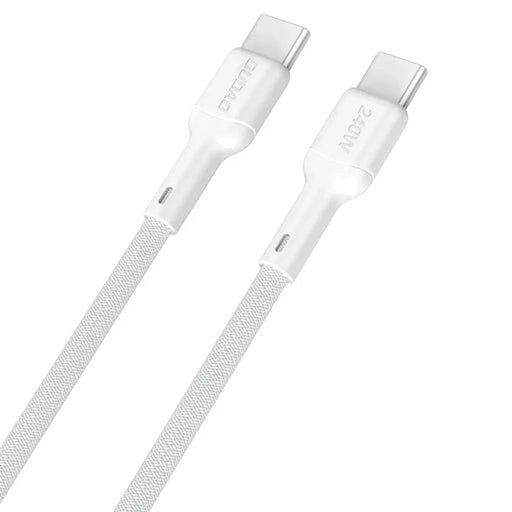 Dudao L9C Max 240W PD USB-C - USB-C кабел 1,2 м - бял