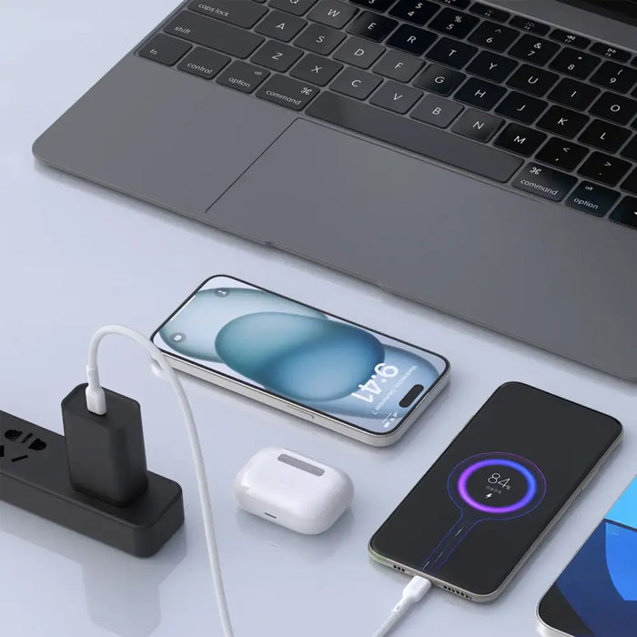 Dudao L9C Max 240W PD USB-C - USB-C кабел 1,2 м - бял