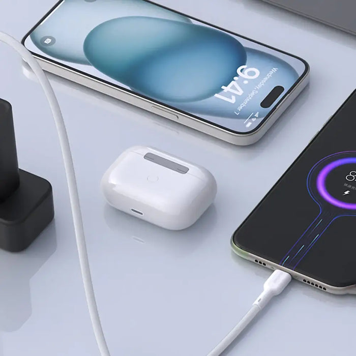 Dudao L9T 5A USB-A - USB-C кабел 1 м - бял