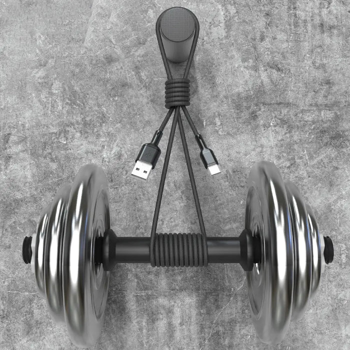 Dudao L9T 5A USB-A - USB-C кабел 1 м - черен