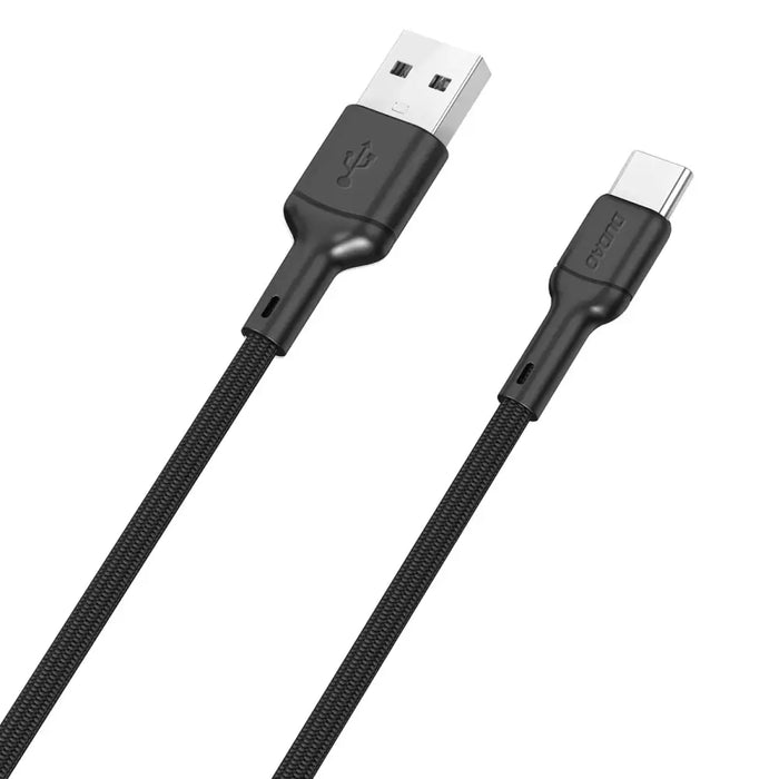 Dudao L9T 5A USB-A - USB-C кабел 1 м - черен
