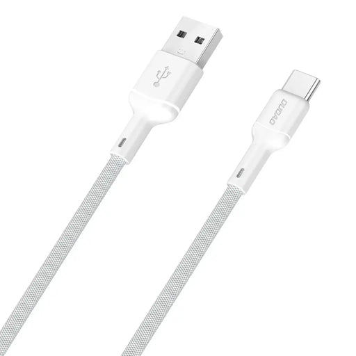 Dudao L9T 5A USB-A - USB-C кабел 1 м - бял