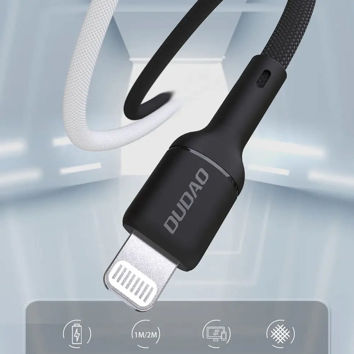 Dudao L9X 30W USB-C - Lightning Cable 1m - Черен