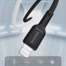 Dudao L9X 30W USB-C - Lightning Cable 1m - Черен