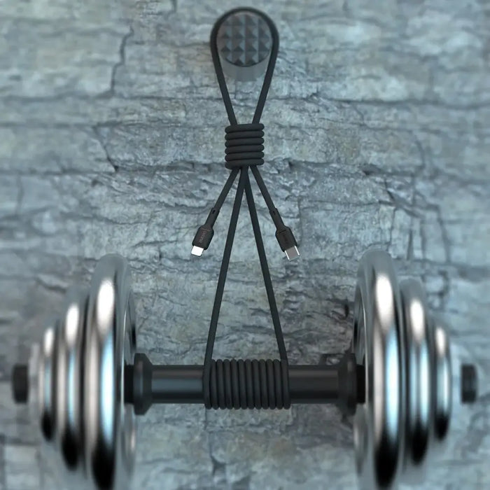 Dudao L9X 30W USB-C - Lightning Cable 2m - Черен