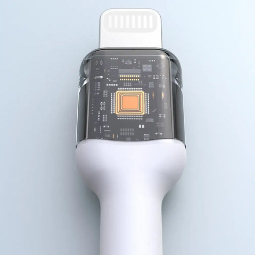 Dudao L9X 30W USB-C - Lightning кабел 2m - бял