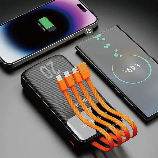 Dudao просторен Преносима батерия Powerbank с 3 вградени