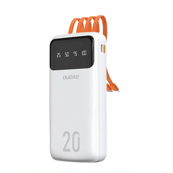 Dudao просторен Преносима батерия Powerbank с 3 вградени