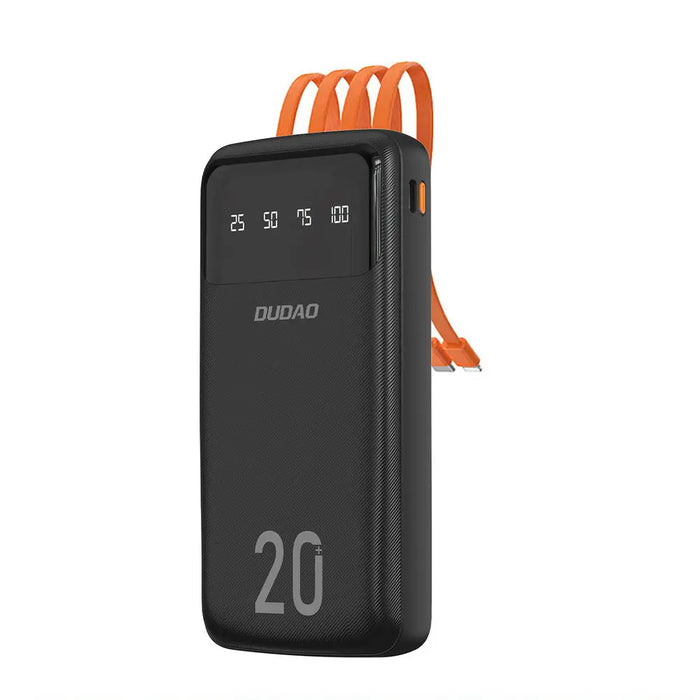 Dudao просторен Преносима батерия Powerbank с 3 вградени