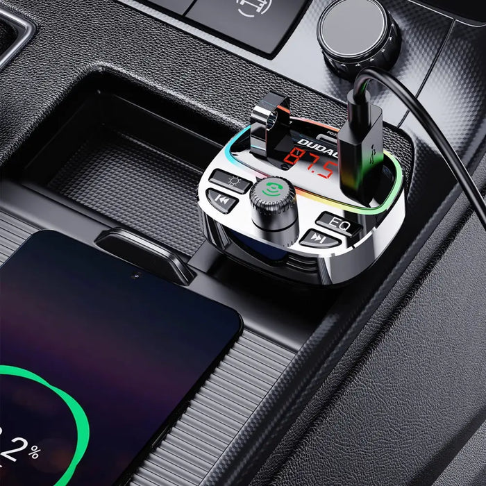 Dudao R2PRO + предавател с PD25W Bluetooth 5.3 RGB портове