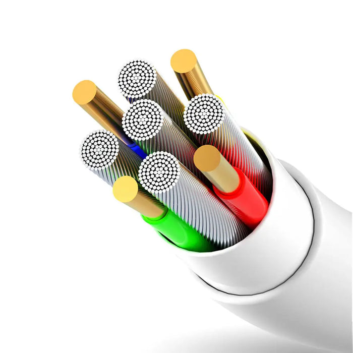 Dudao USB / USB Type C 5A 1m бял (L2T 1m бял)