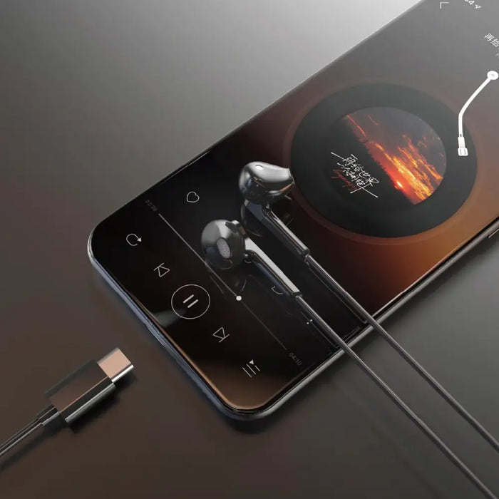 Dudao X3C кабелни USB-C слушалки за поставяне в ушите 1,2