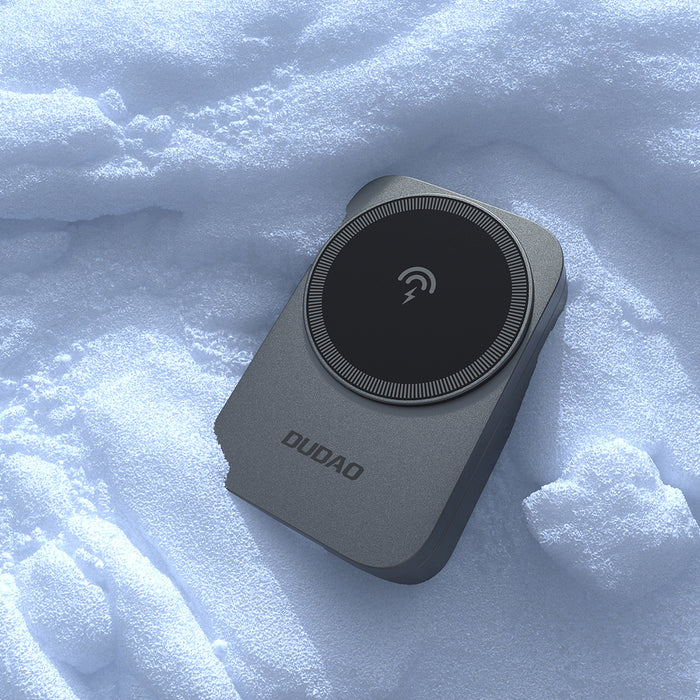 Dudao A11 Max 3-в-1 индуктивна зарядна станция, съвместима с MagSafe - сива