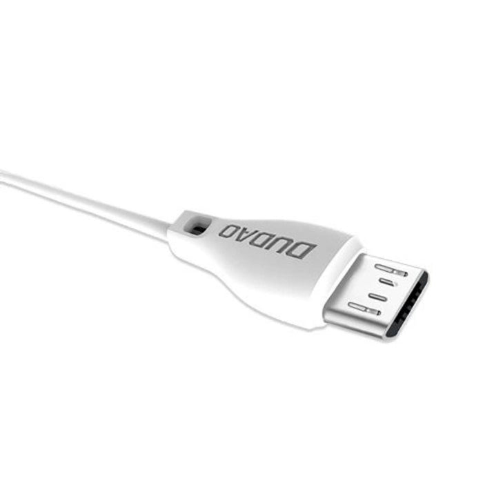 Dudao L4M USB-A - MicroUSB 2.4 A кабел 1 м - бял