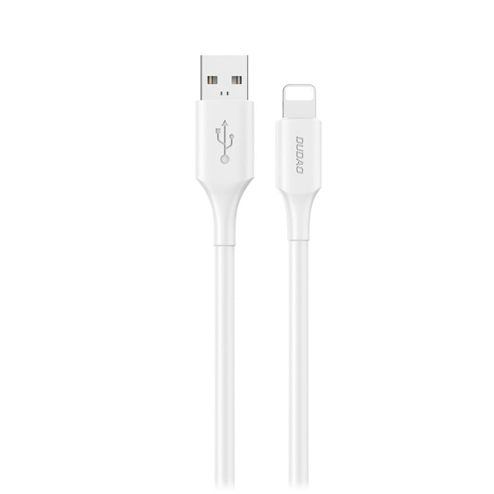 Dudao L2sL USB-A - Lightning 6A кабел 1,2 м - бял
