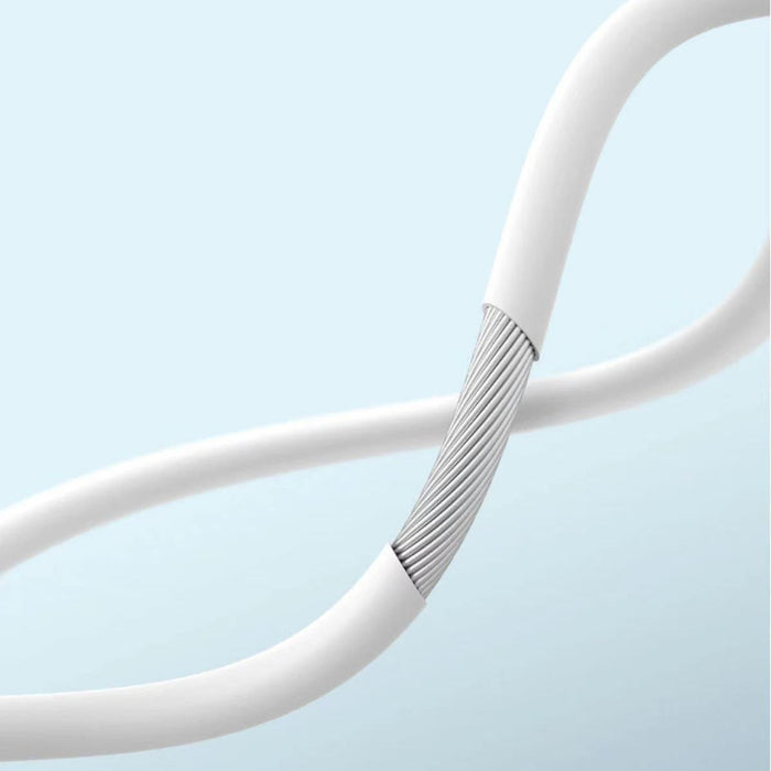 Dudao X3+ кабелни USB-C слушалки за уши - бели