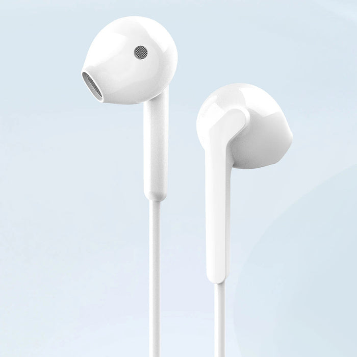 Dudao X3+ кабелни USB-C слушалки за уши - бели