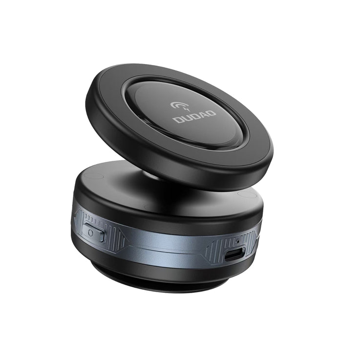 Държач за кола Dudao F24MAX с 15W безжично зарядно, съвместим с MagSafe, с автоматична вендуза - черен