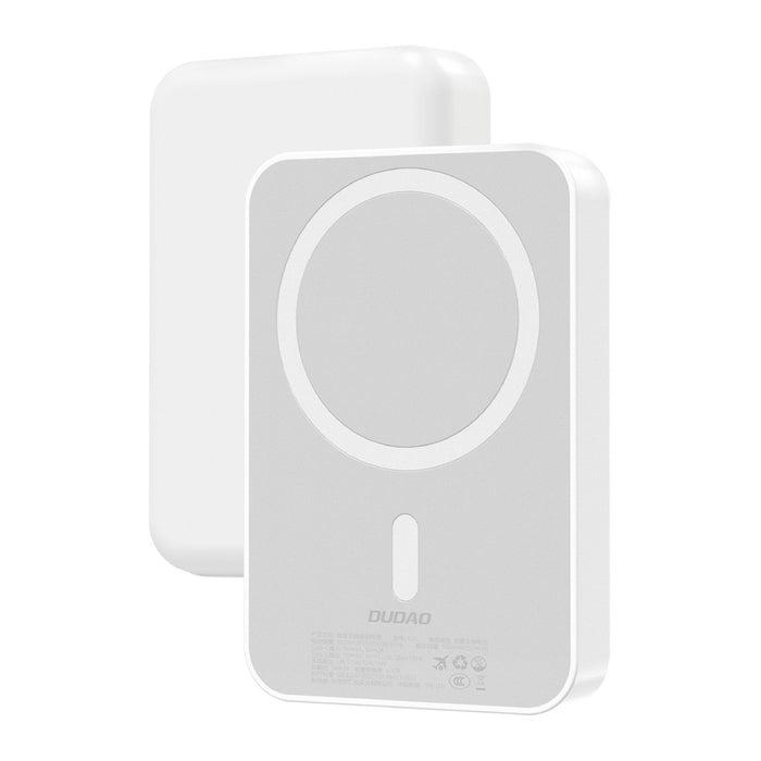 Външна батерия Dudao K26 10000mAh 20W USB-A / USB-C / MagSafe - Бяла
