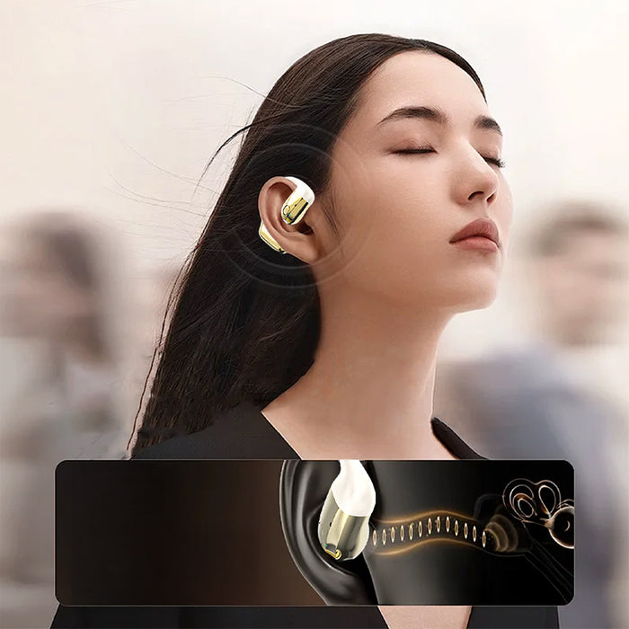 Dudao U4Pro Bluetooth универсални слушалки тип „over-ear“ за двете уши - бежови и златни
