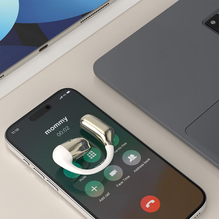 Dudao U4Pro Bluetooth универсални слушалки тип „over-ear“ за двете уши - бежови и златни