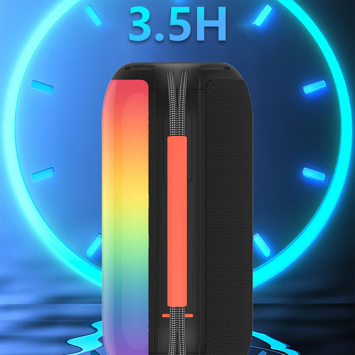 Безжичен високоговорител Dudao Y21 с RGB подсветка Bluetooth 5.3 - черен