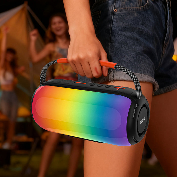 Безжичен високоговорител Dudao Y21 с RGB подсветка Bluetooth 5.3 - черен
