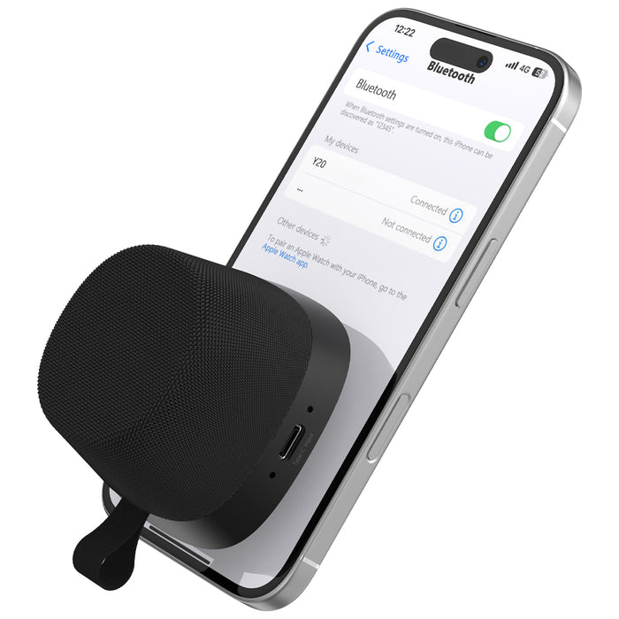 Безжичен високоговорител Dudao Y20 с магнитно закрепване Bluetooth 5.3 - черен