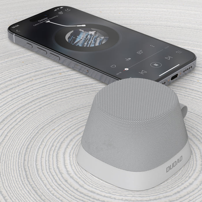 Безжичен високоговорител Dudao Y20 с магнитно закрепване Bluetooth 5.3 - сребрист