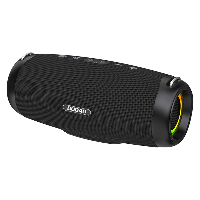 Безжичен високоговорител Dudao Y21Pro с RGB подсветка Bluetooth 5.3 - черен