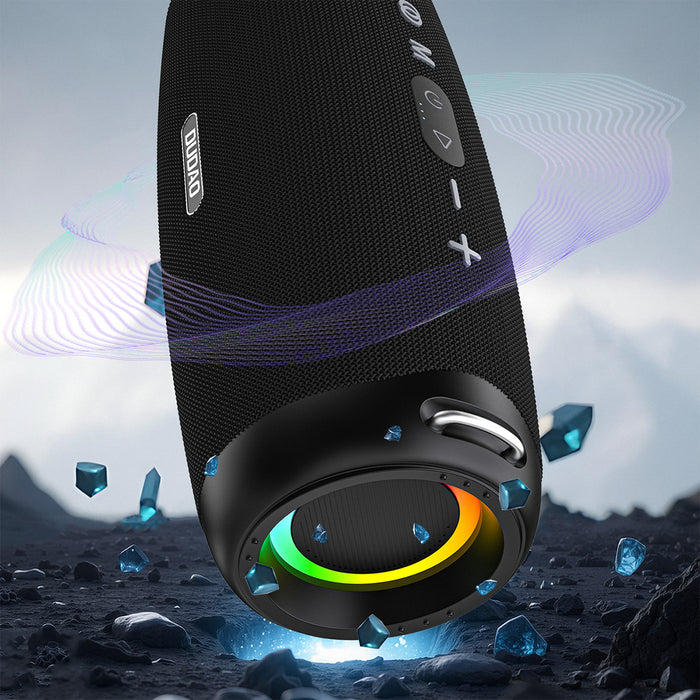Безжичен високоговорител Dudao Y21Pro с RGB подсветка Bluetooth 5.3 - черен