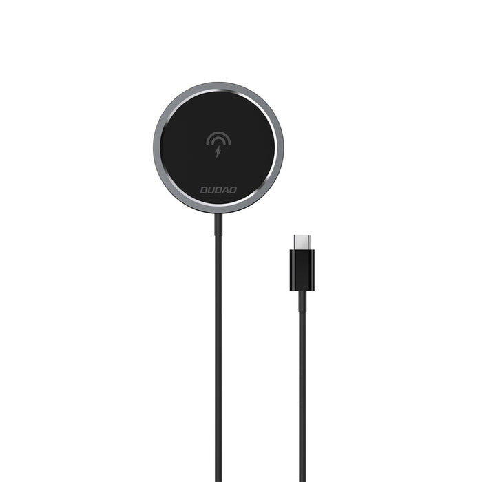 Безжично зарядно устройство Dudao A12XS 15W MagSafe - черно