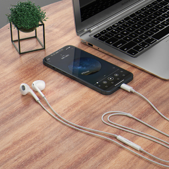 Слушалки за уши Dudao X14PROL-W1 Lightning - бели