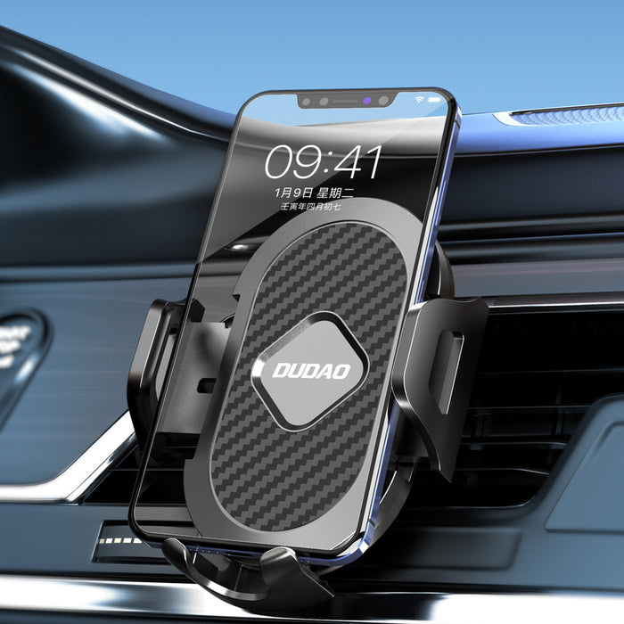 Dudao F2+ държач за смартфон за вентилационния отвор със скоба - черен