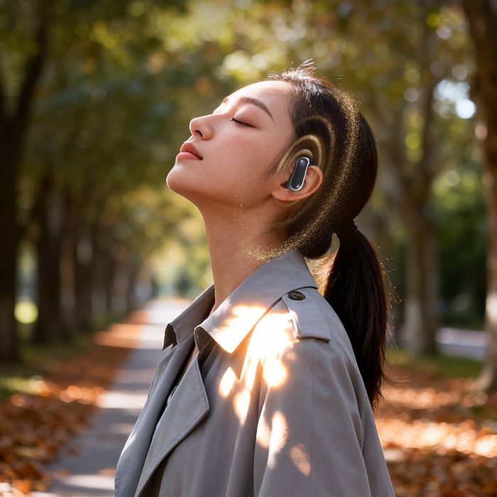 Dudao U17Z Bluetooth 5.3 OWS слушалки с кукички за уши - черни