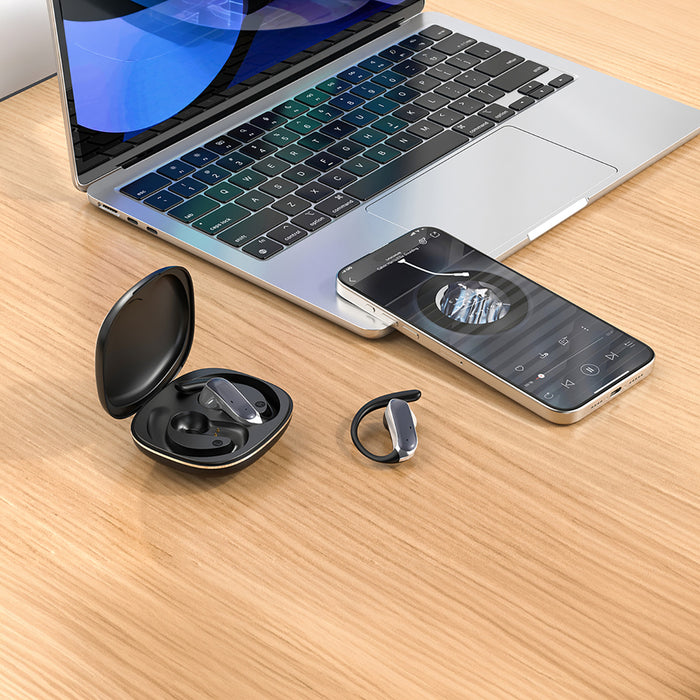 Dudao U17Z Bluetooth 5.3 OWS слушалки с кукички за уши - черни
