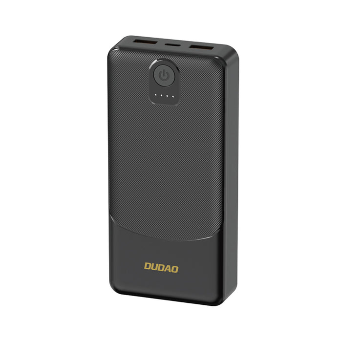 Dudao K10Pro Преносима батерия Powerbank 2.4A 20000mAh 2 x USB-A - Черен