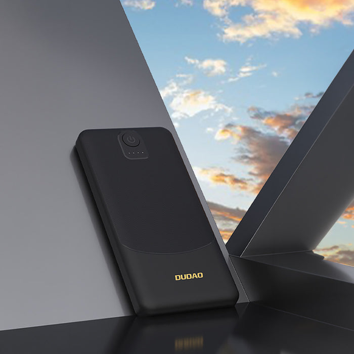Dudao K10Pro Преносима батерия Powerbank 2.4A 20000mAh 2 x USB-A - Черен