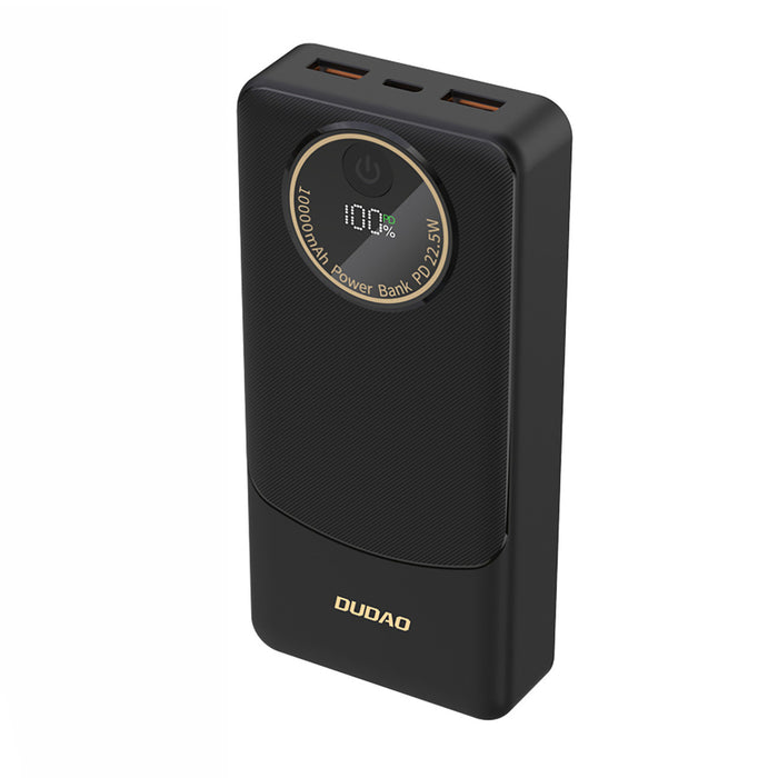 Външна батерия Dudao K12Pro 22.5W PD 20000mAh USB-A, USB-C - Черна