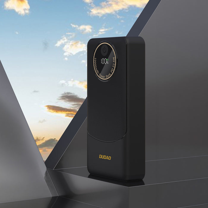Външна батерия Dudao K12Pro 22.5W PD 20000mAh USB-A, USB-C - Черна