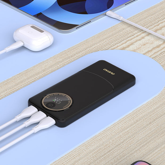 Външна батерия Dudao K12Pro 22.5W PD 20000mAh USB-A, USB-C - Черна