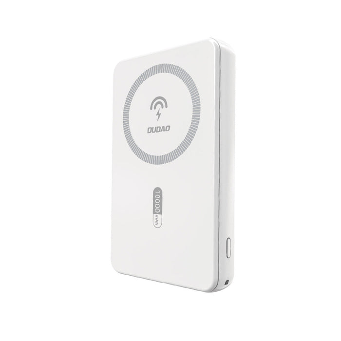 Dudao K14S Магнитна външна батерия 20W 5000mAh 1x USB-A 1x USB-C - Бяла