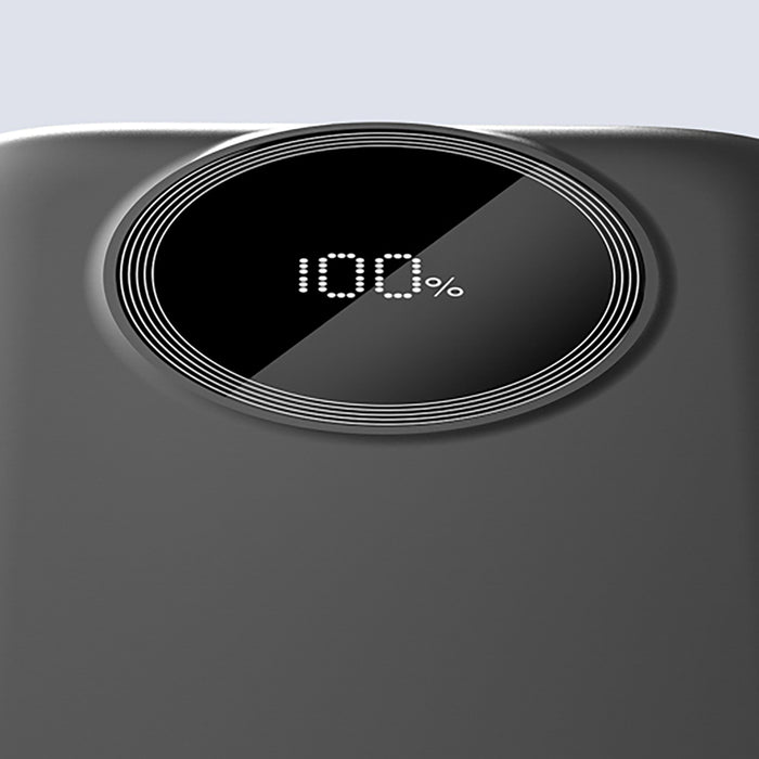 Dudao K13 10000mAh външна батерия с вграден кабел - черна