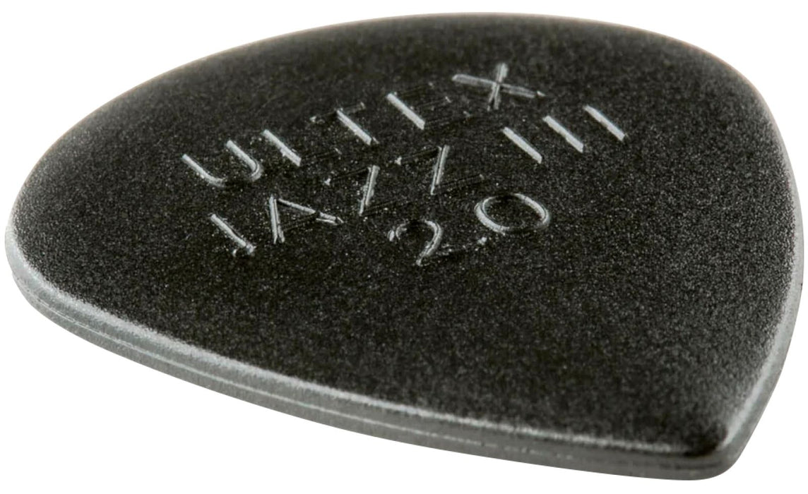 Перца за китара Jim Dunlop - Ultex Jazz III, 2.0 mm, 6 броя, черни