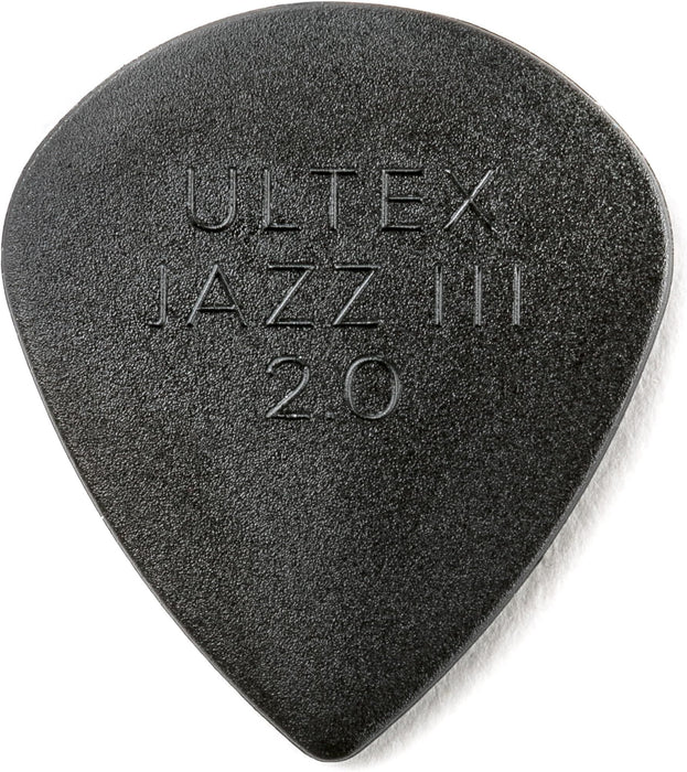 Перца за китара Jim Dunlop - Ultex Jazz III, 2.0 mm, 6 броя, черни